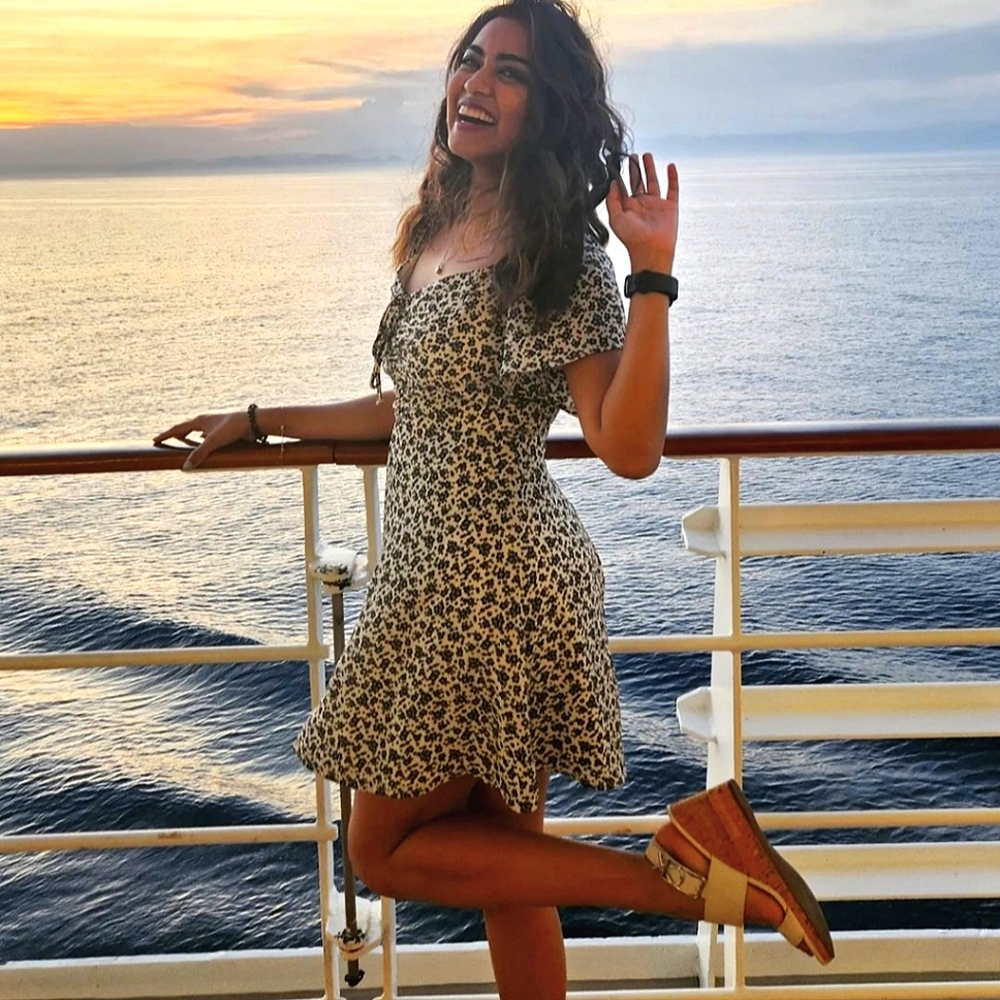 Altar'd state black and white floral dress
